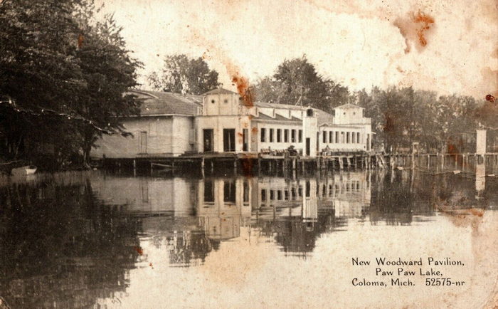 Woodward Pavillion - Old Post Card